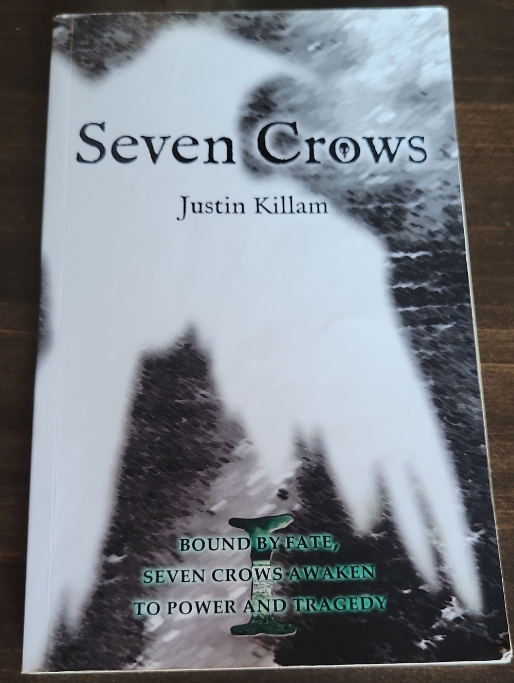 Seven Crows by Justin Killam - White Paperback Novel